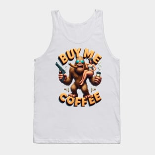 Enchanted Ride on a Furry Giant Buy Me A Coffee Tank Top